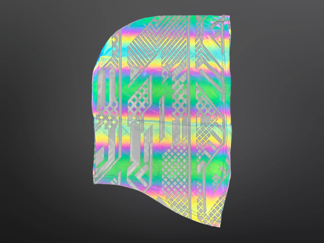Men's rave outfit CyberPunk 3077-  Hood & Shorts