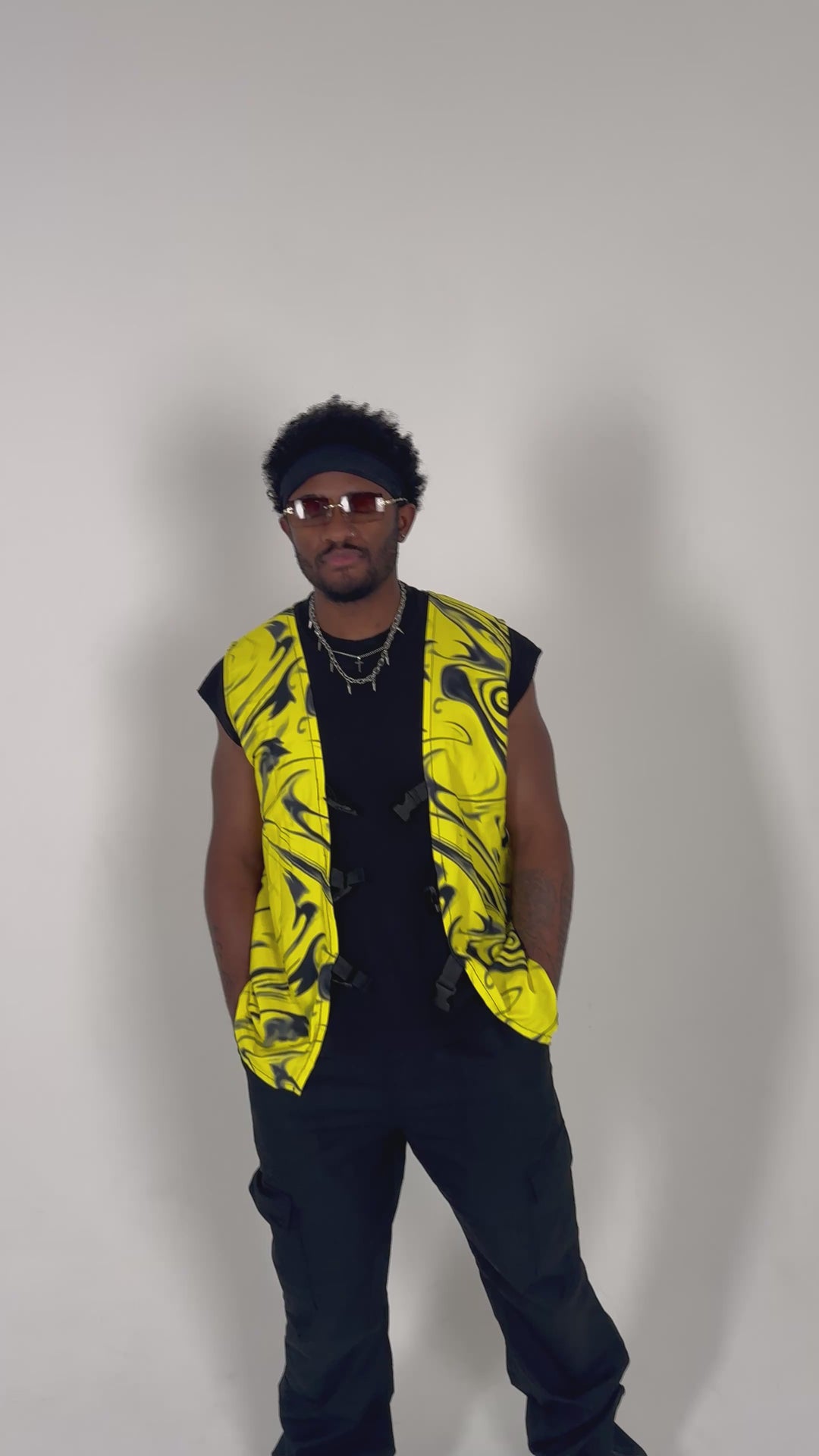 Yellow Jacket Buckle Vest (Top Only)