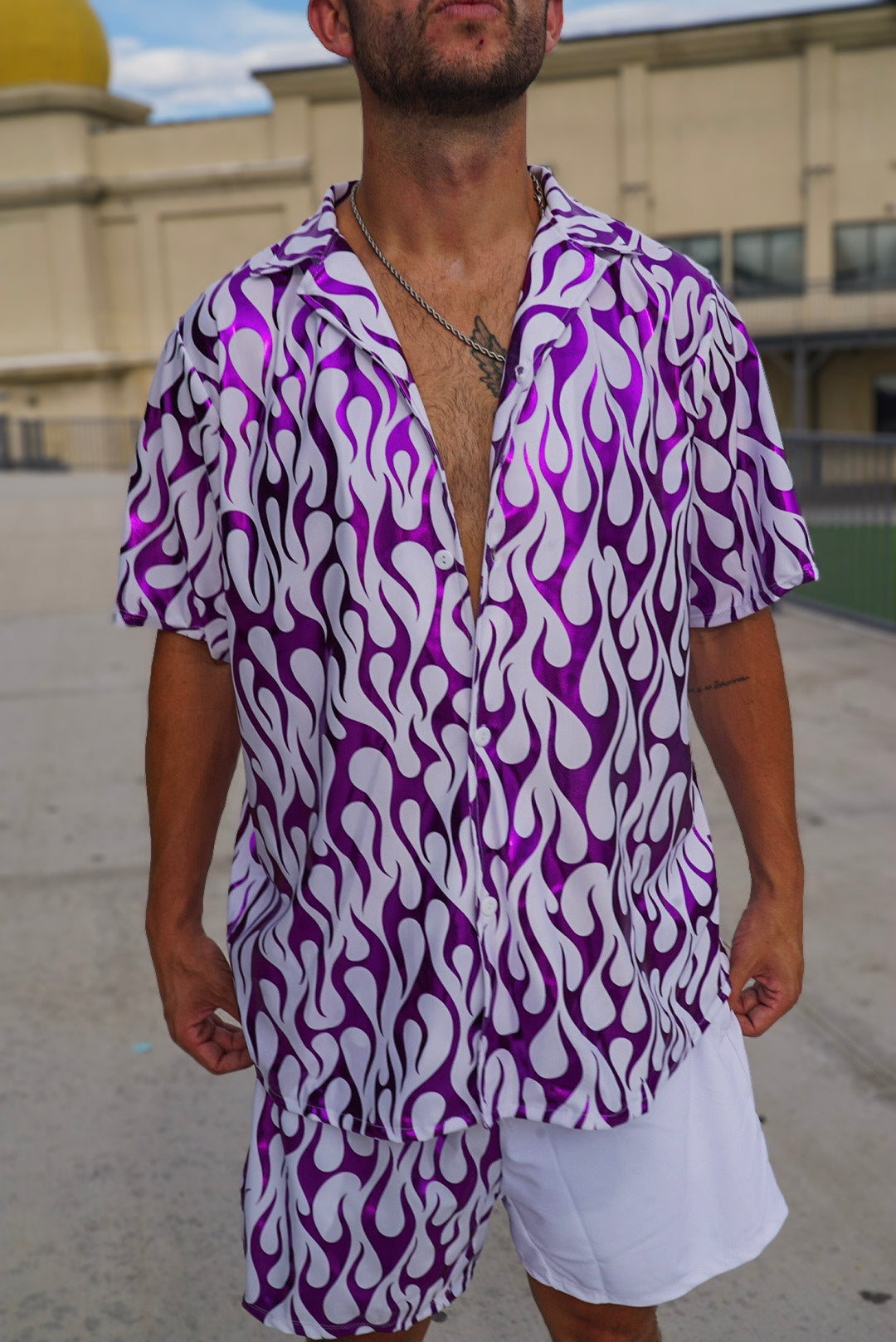 Kinetic Flame -  Button Down
