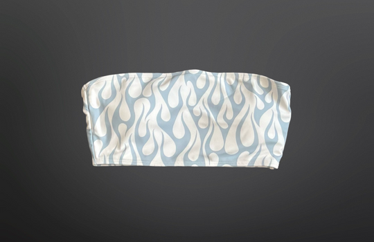 Kinetic Flame - Bandeau Top