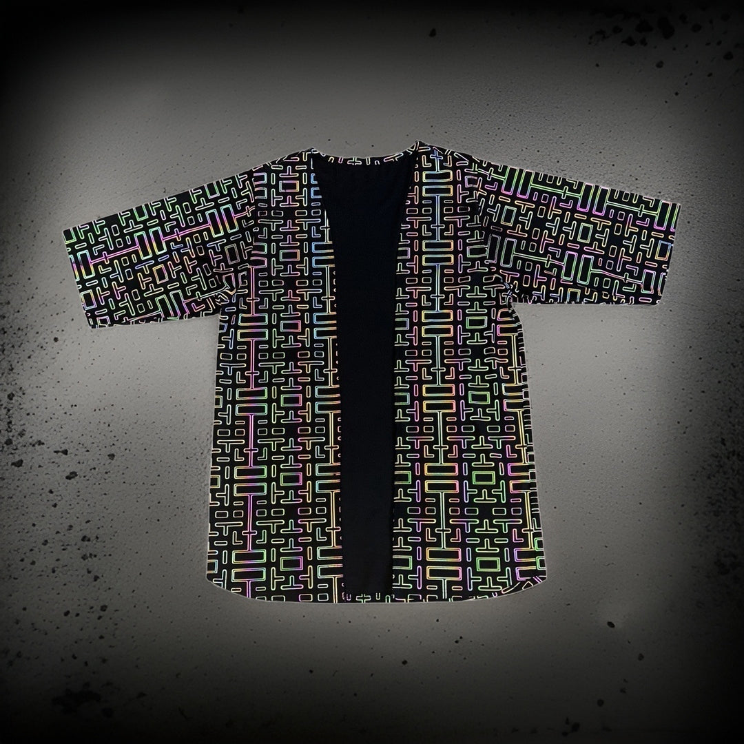 men's rave kimono, men's festival top, men's rave top, men's rave outfit, men's festival clothing