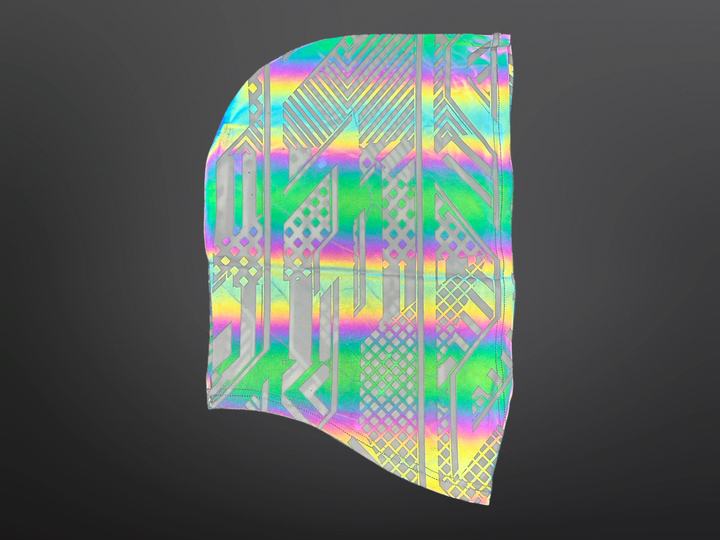 Men's rave outfit CyberPunk 3077-  Hood & Shorts