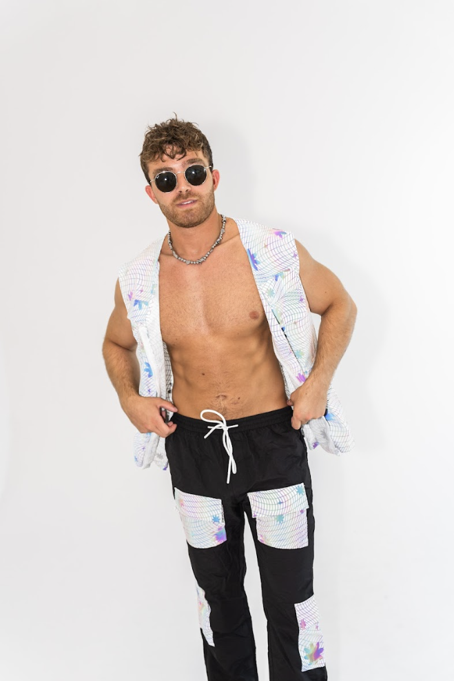 Men's festival clothing, mens festival clothing, mens festival outfit, mens festival pants, rave cargo pants, festival pants, festival cargos , festival outfit, festival pants, reflective pants, reflective cargo pants, reflective festival outfit