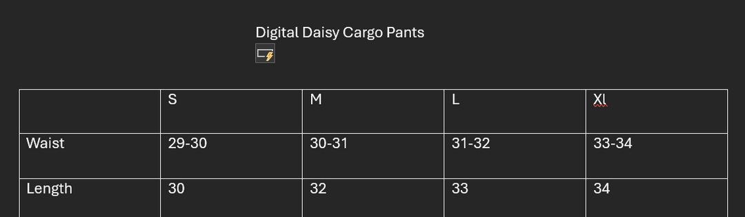 Men's festival clothing - Digital Daisy - Cargo Pants